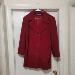 HERMAN KAY WOOL COAT.